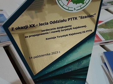2003 - 2023 - 20 lat Oddziału PTTK „SOSENKA”, 